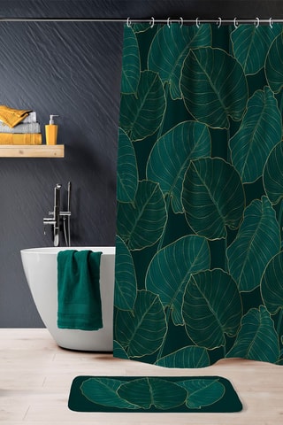 Rideau de douche Jade Vert - 180 x 200 cm