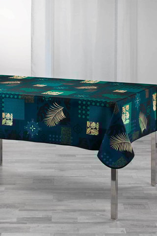 Nappe rectangulaire Oreane Bleu canard