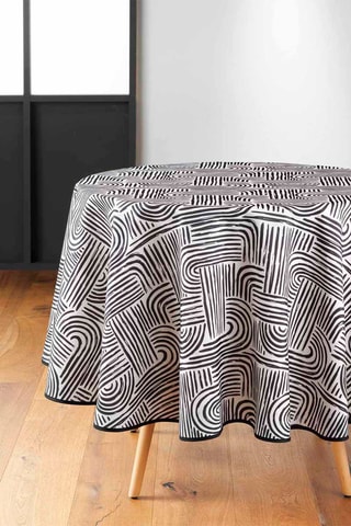 Nappe ronde Pandore Noir