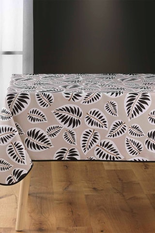Nappe rectangulaire Alma Noir et beige