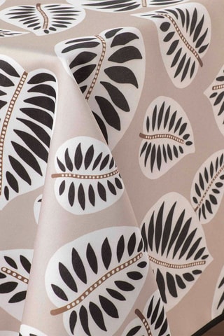 Nappe rectangulaire Alma Noir et beige