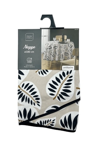 Nappe ronde Alma Noir