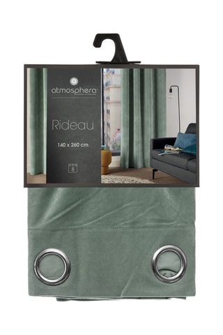 Rideau Lilou - Vert - 140 x 260 cm