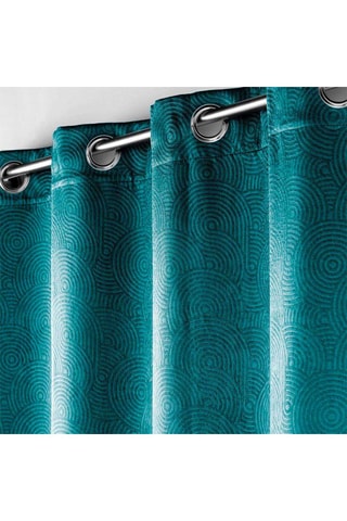 Rideau Anthea Pétrole - 135 x 240 cm