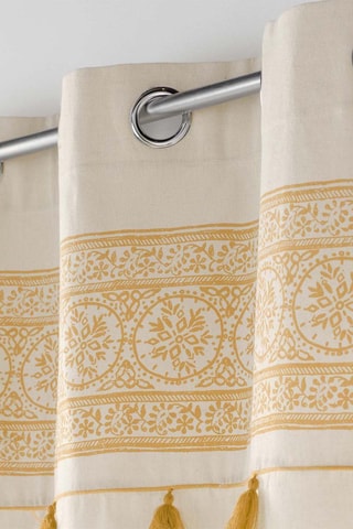 Rideau Isalina - Beige et jaune - 140 x 240 cm