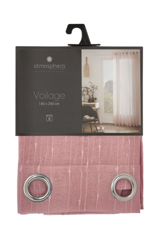 Voilage Anissa - Rose - 140 x 240 cm