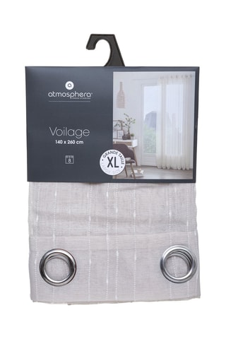 Voilage Anissa - Beige - 140 x 260 cm