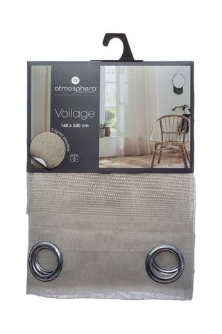 Voilage Sab - Beige - 140 x 240 cm