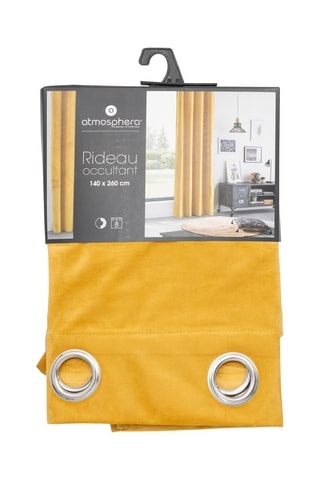 Rideau Dolce - Ocre - 140 x 260 cm