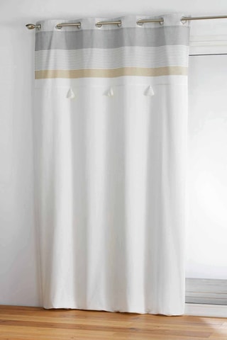 Rideau Iliade - Blanc - 140 x 240 cm