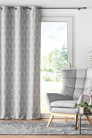 Rideau Loria - Gris - 140 x 260 cm