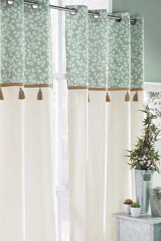 Rideau Violine - Vert - 140 x 240 cm