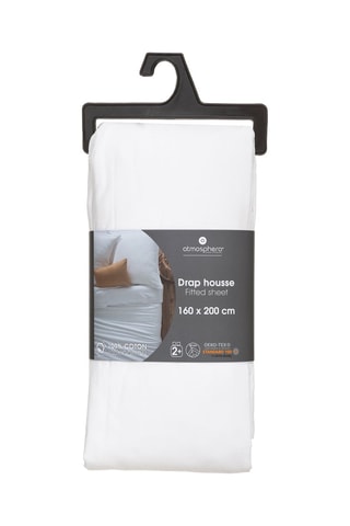 Drap-housse Carina - Blanc
