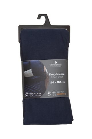 Drap-housse Carina - Bleu