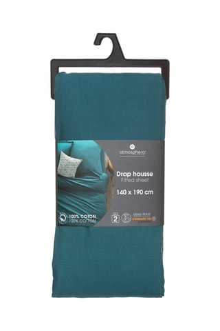 Drap-housse Carina -  Bleu