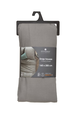 Drap-housse Carina -  Gris