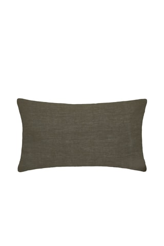 Taie d'oreiller en lin - Kaki - 50 x 70 cm