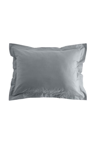 Taie d'oreiller en coton biologique 57 fils/cm² Biolina - Gris