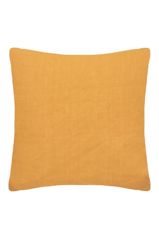 Taie d'oreiller en lin Linah - Ocre