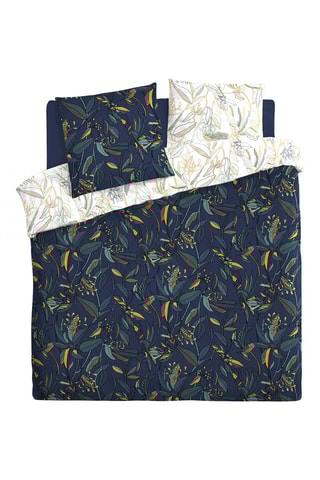 Parure de couette en percale de coton Perc - Vert