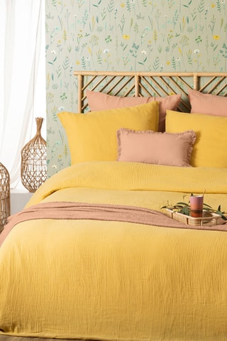 Parure de couette Gaze - Ocre