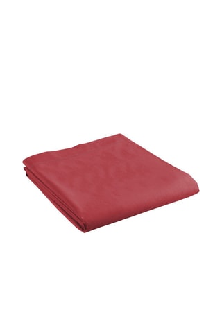 Drap plat en coton 57 fils/cm² Lina Rouge