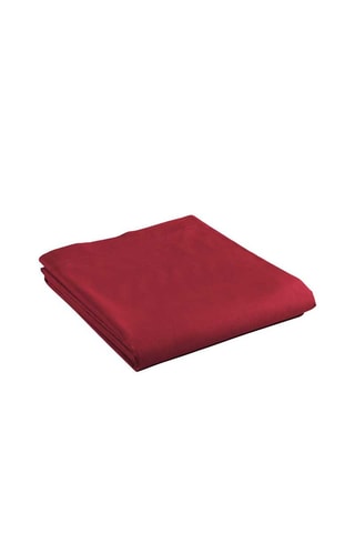 Drap plat en coton 57 fils/cm² Lina Rouge