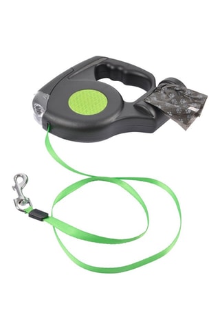 Laisse automatique - Noir et vert clair