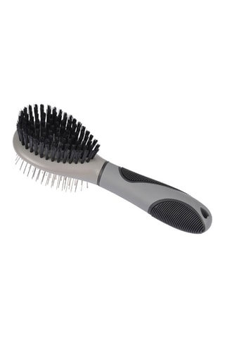 Brosse double face - 
Gris et noir