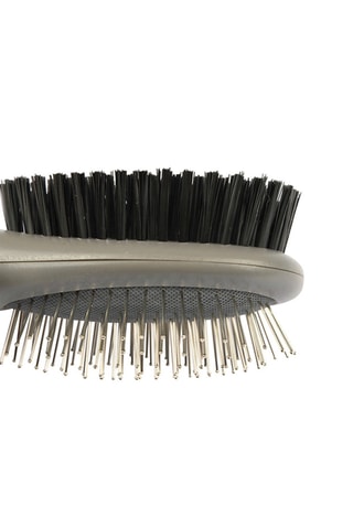 Brosse double face - 
Gris et noir