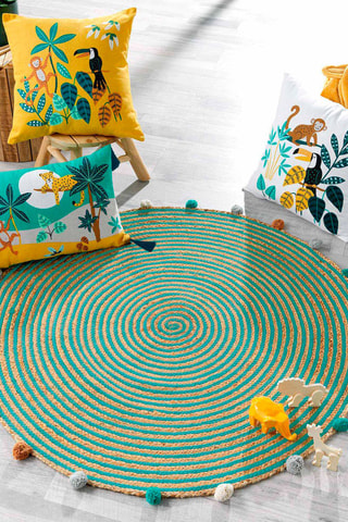 Tapis rond Baloo Naturel - 90 cm