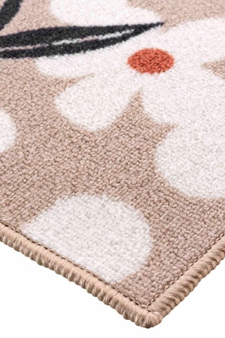 Tapis Darcy - Beige et rouge