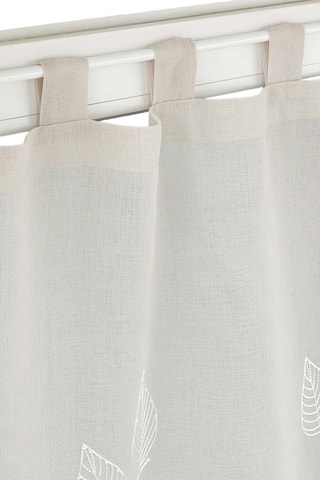 Paire de voilages à passants Berry - Taupe - 2 x 60 x 90 cm