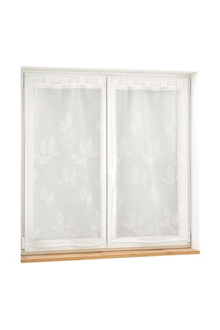 Paire de voilages - Berry - Blanc - 60 x 90 cm