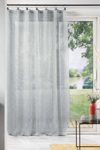 Voilage Linka - Gris - 140 x 240 cm