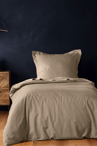 Housse de couette en coton 57 fils/cm² 
 Lina Sable