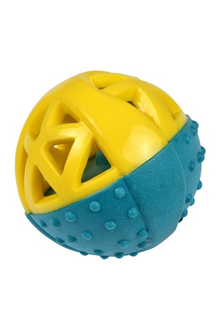 Balle - 9 cm - Bleu et jaune