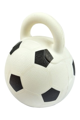 Jouet ballon de foot - 
Noir et écru