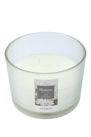 Bougie parfumée 3 mèches Essentiel - Jasmin