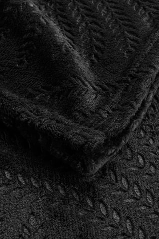 Plaid Nelia - Noir - 125 x 150 cm