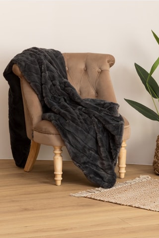 Plaid - Gris foncé - 120 x 160 cm