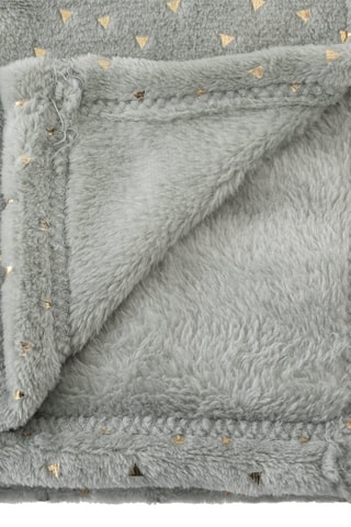 Plaid - Bleu - 75 x 100 cm