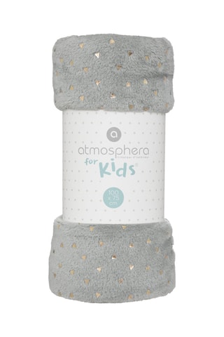 Plaid - Bleu - 75 x 100 cm