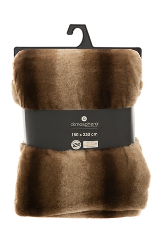 Plaid - Marron - 180 x 230 cm