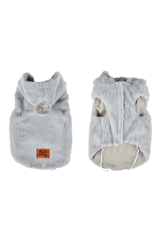 Manteau à capuche - Taille S - Ecru