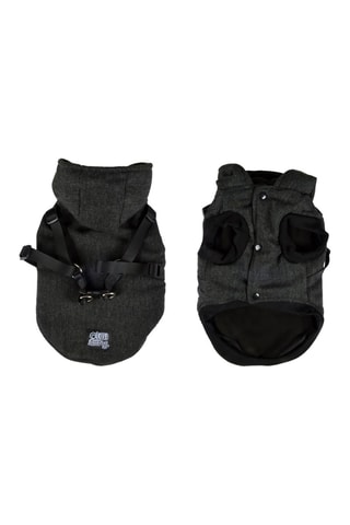 Manteau à capuche avec harnais - Taille S - Anthracite