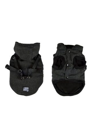 Manteau à capuche avec harnais - Taille S - Anthracite