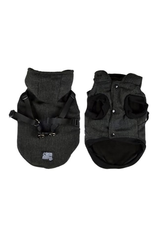 Manteau à capuche avec harnais - Taille L - Anthracite