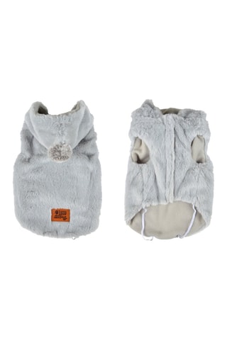 Manteau à capuche - Taille L - Ecru