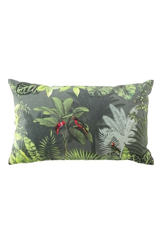 Housse de coussin Vagabonde - Vert et rouge - 30 x 50 cm